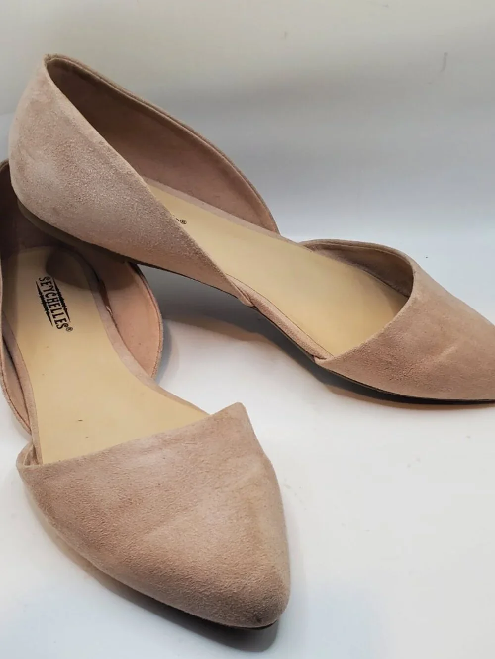 Seychelles Adriana Nude/Taupe Pointed-Toe Size 7.5 Flats